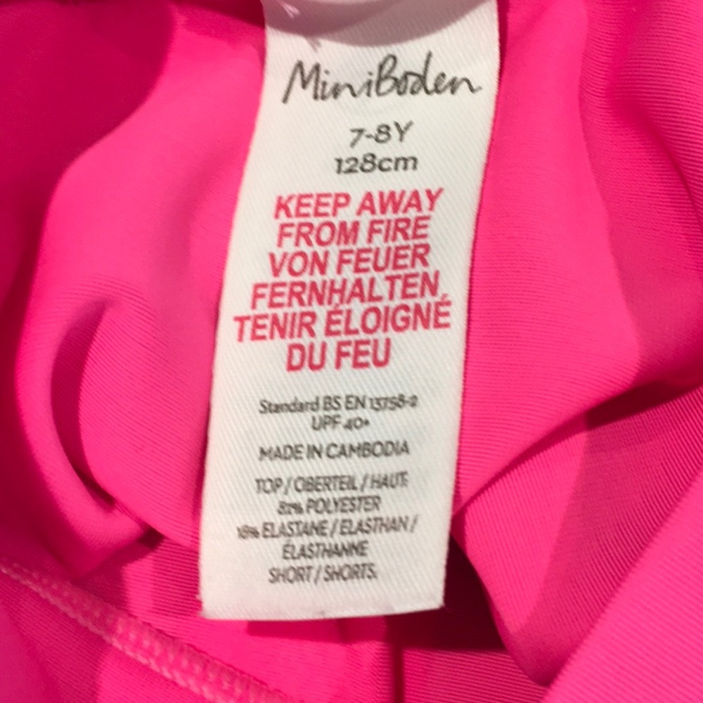 Mini Boden Rash Guard Swim Top - Picture 4 of 4